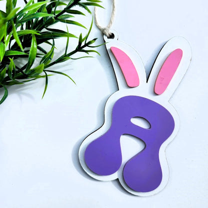 Easter Bunny Letter Tag