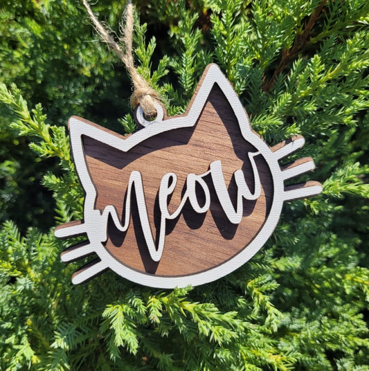 Cat Name Ornament
