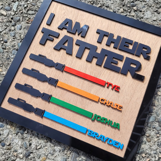 Star Wars Father Sign