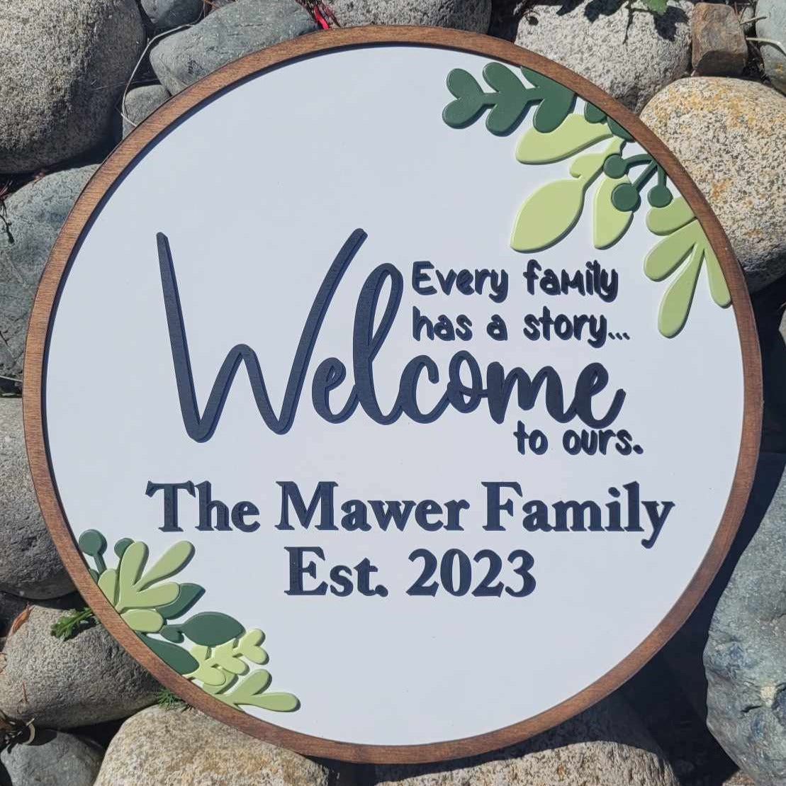 Established Family Sign