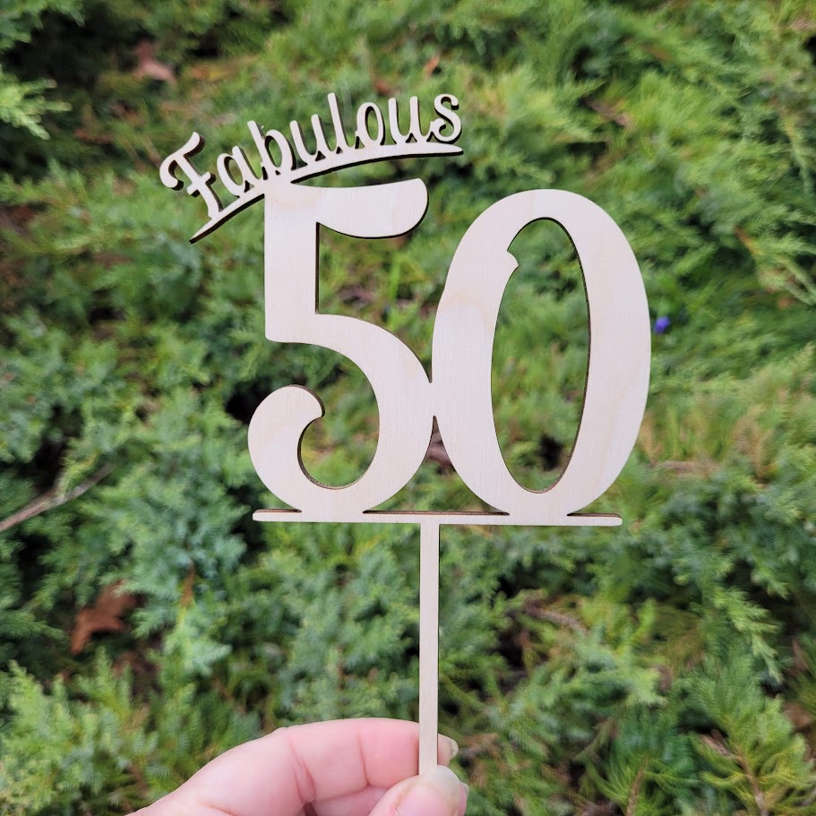 Birthday Number Collection - Cake Toppers